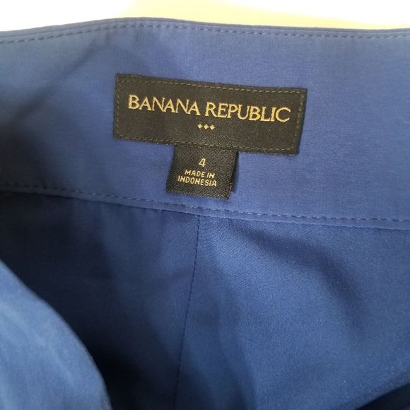 Banana Republic Blue Mini Circle Skirt Size 4 - Picture 7 of 12